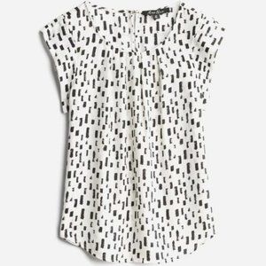 Alice Blue Ambriz Pleat Front Detail Blouse